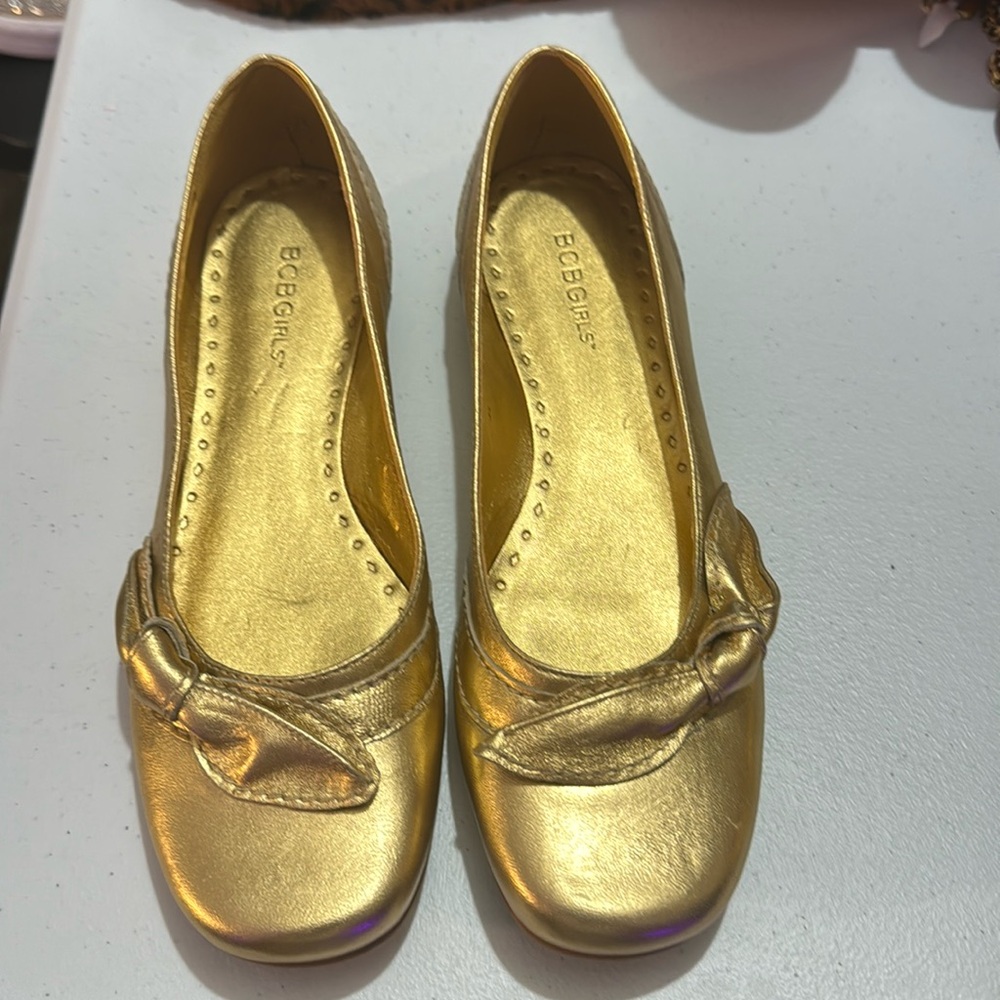 Golden BCBGirls Flats